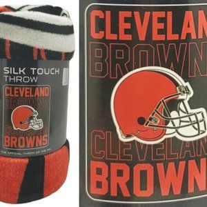 Cleveland Browns Northwest Plush Raschel Blanket Throw